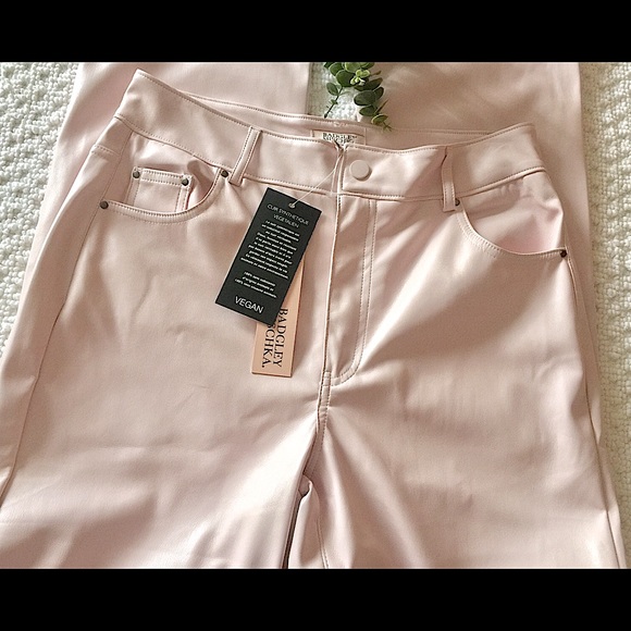 BADGLEY MISCHKA Super Soft Vegan Leather Pants - Picture 3 of 5